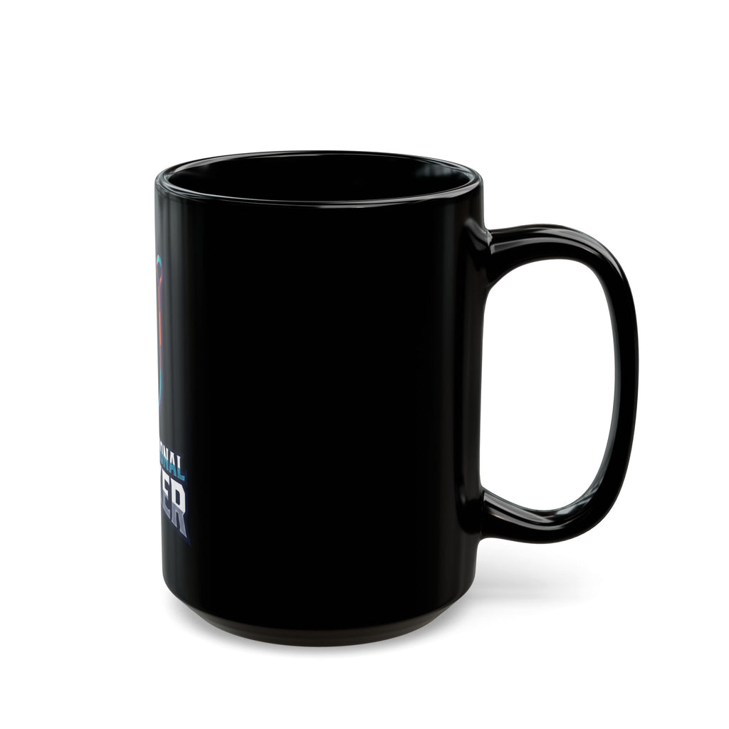 "Professional Hooker" Black Ceramic Mug — Graphic
