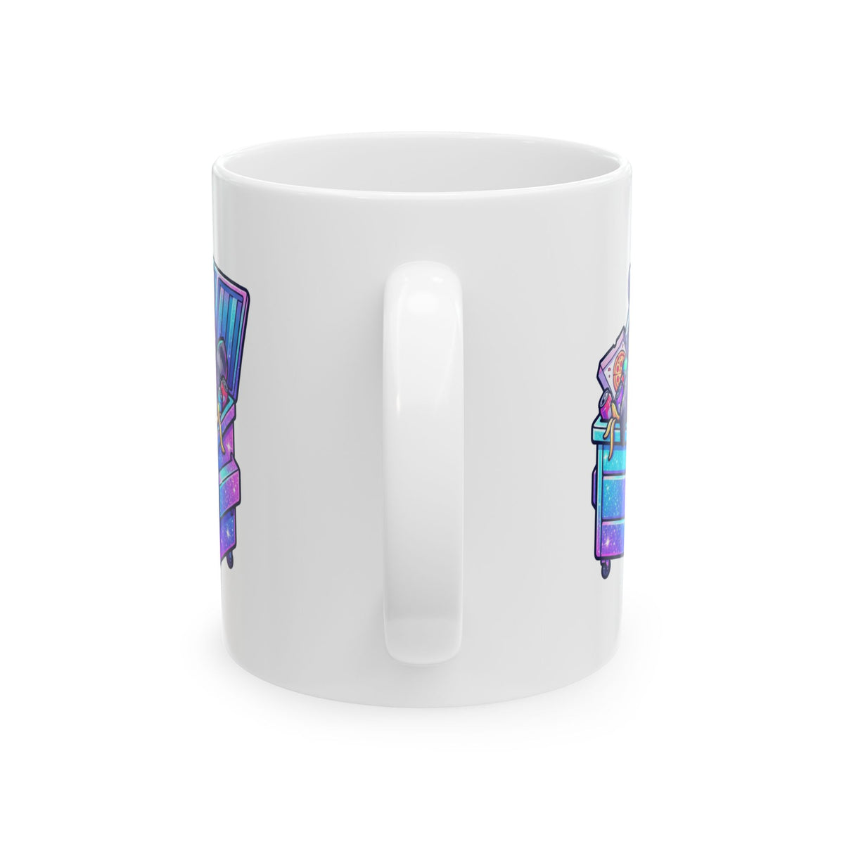 "Top Tier Trash" White Ceramic Mug — Graphic