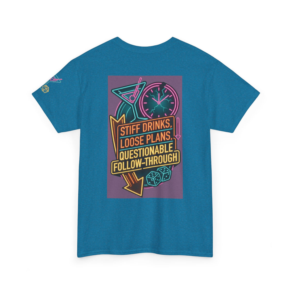 "Stiff Drinks Loose Plans" Premium Graphic Tee