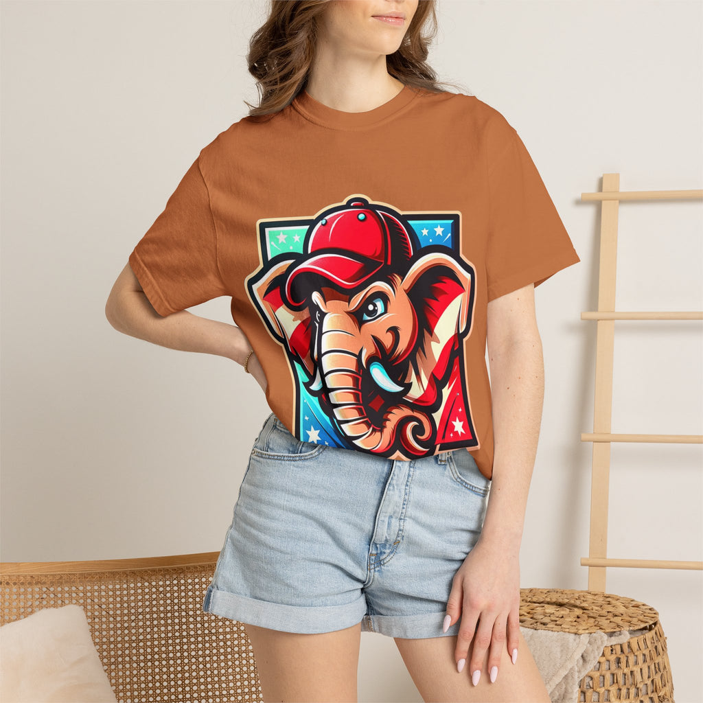 "The Patriot Elephant" Unisex Garment-Dyed T-shirt