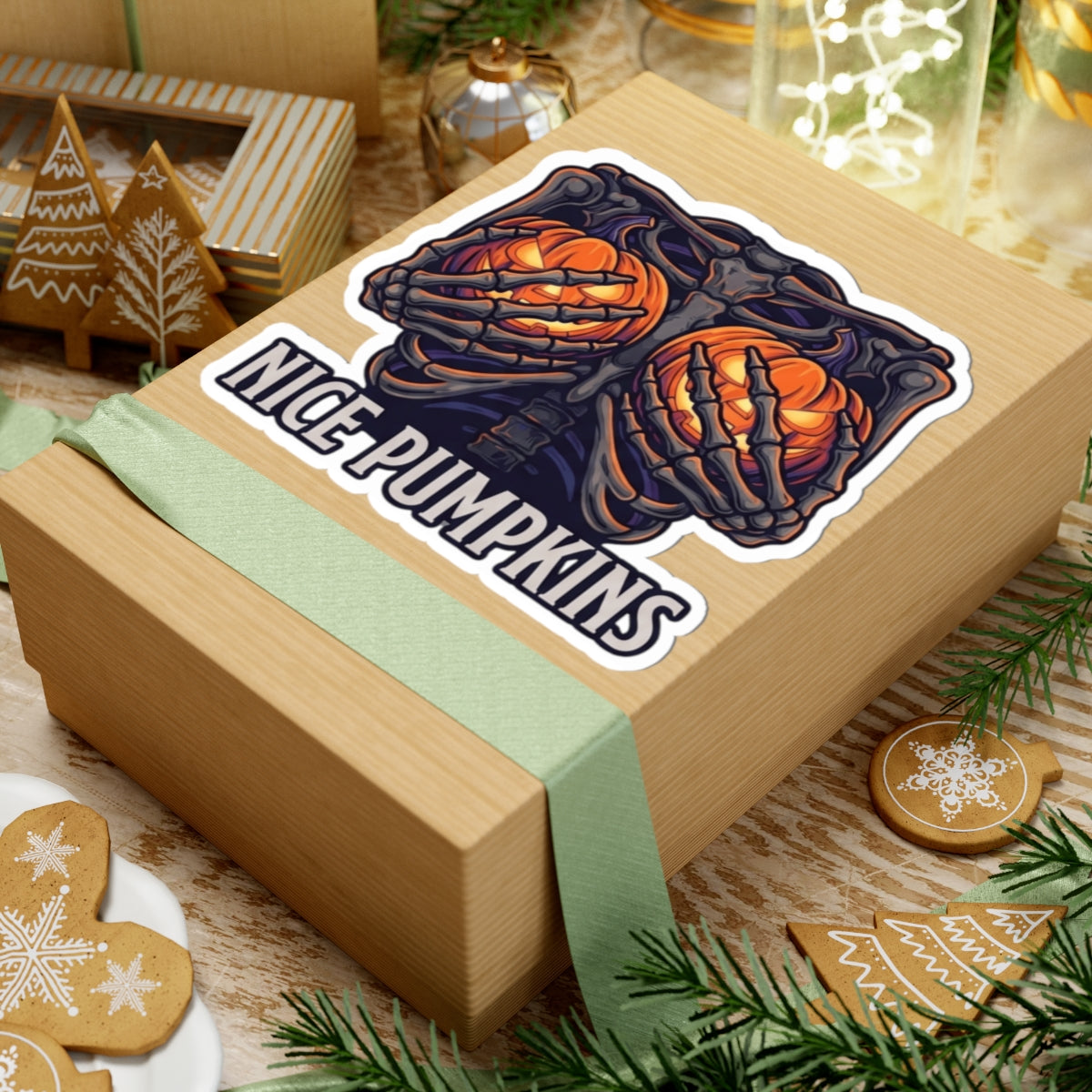 "Nice Pumpkins" Sticker — Main
