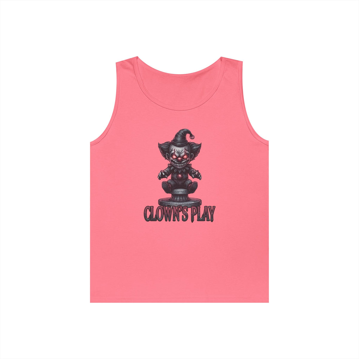 Color: Safety Pink | Clown Play Tank Top