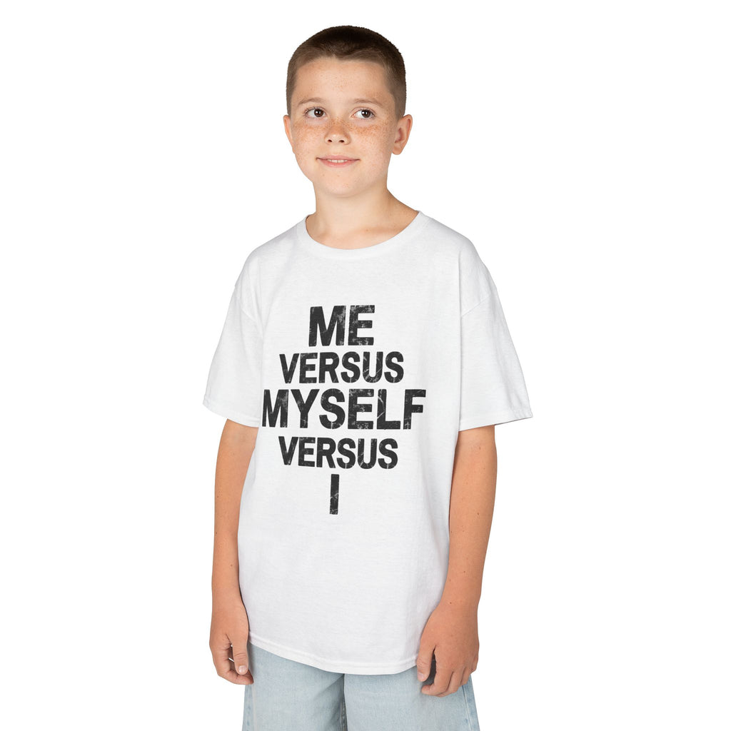 "Me vs Myself vs I" Kids Tee