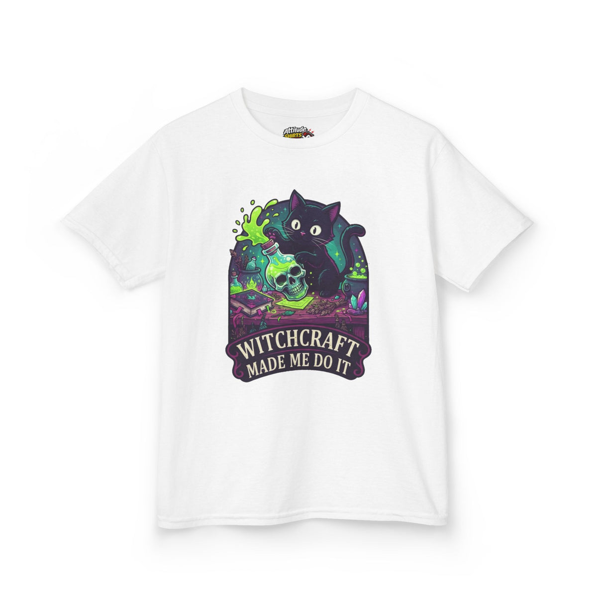 Color: White | Witchcraft Made Me Do It Kids Tee