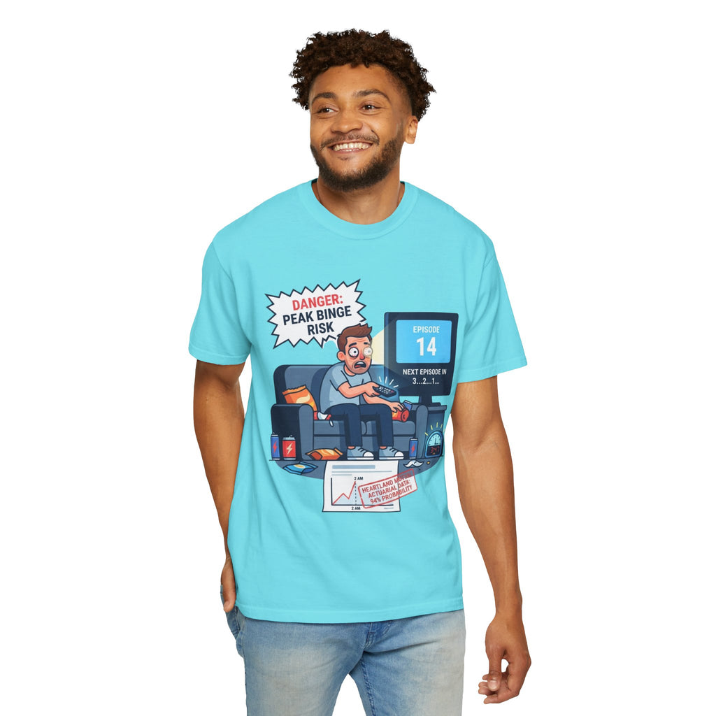 "Peak Bing Risk" Unisex Garment-Dyed Tee