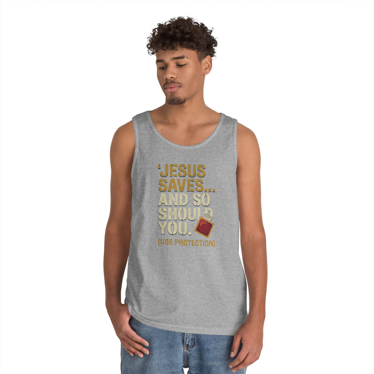 "Good Book Series Jesus Saves and So Should You" Tank Top