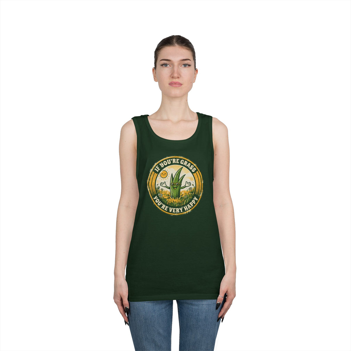 "If You're Grass You're Very Happy" Tank Top