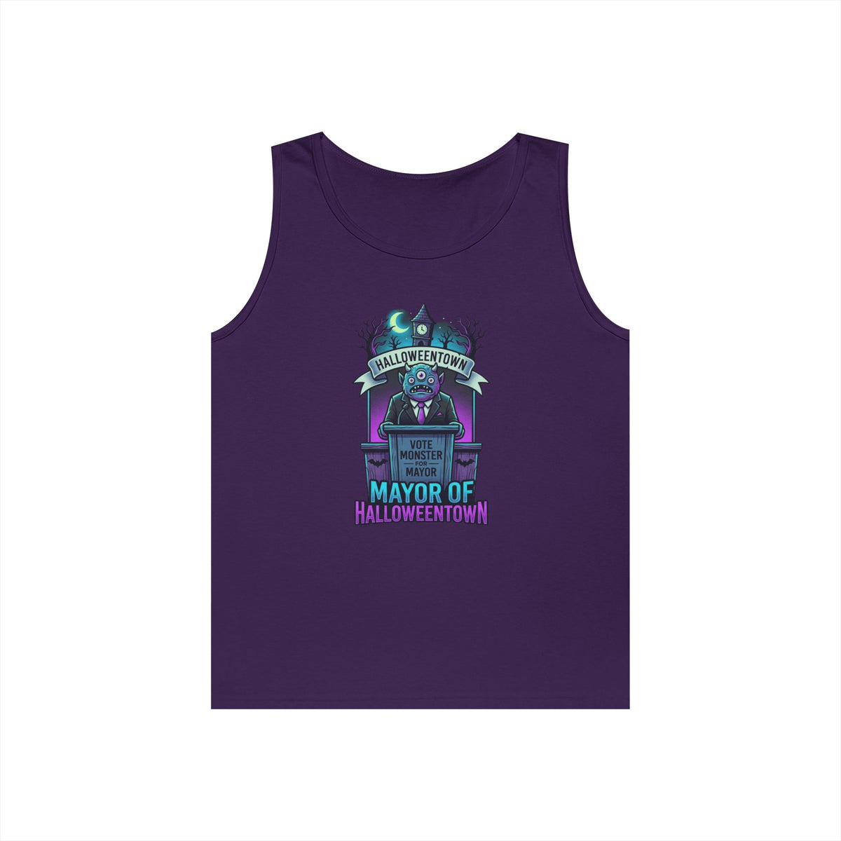 Color: Purple | Mayor Of Halloweentown Tank Top