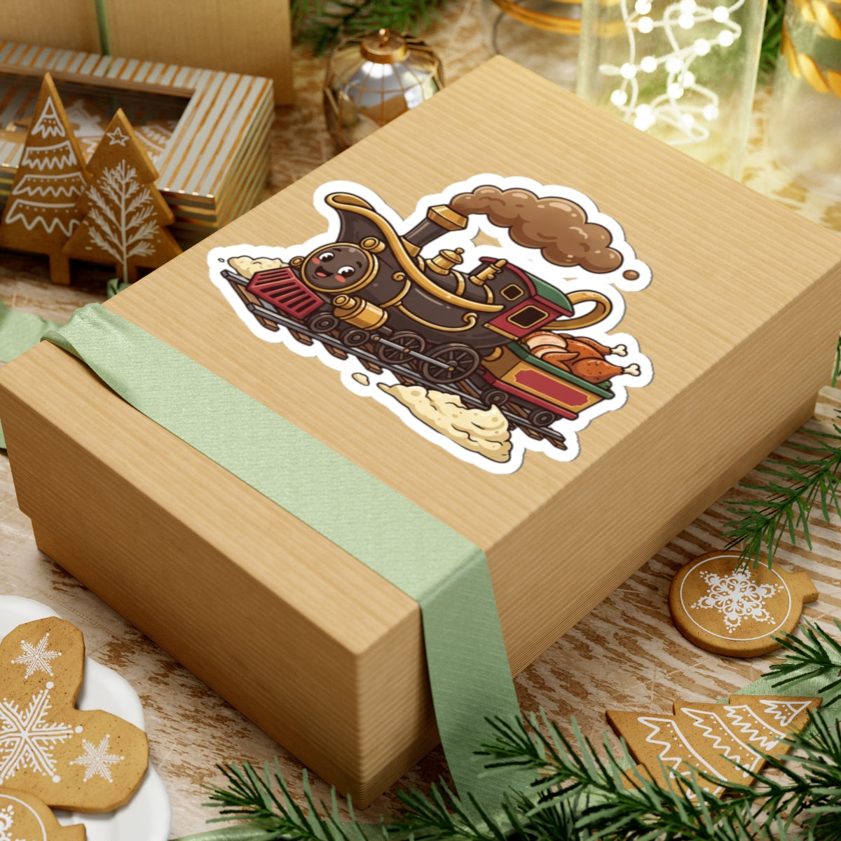"Next Stop Food Coma" Sticker