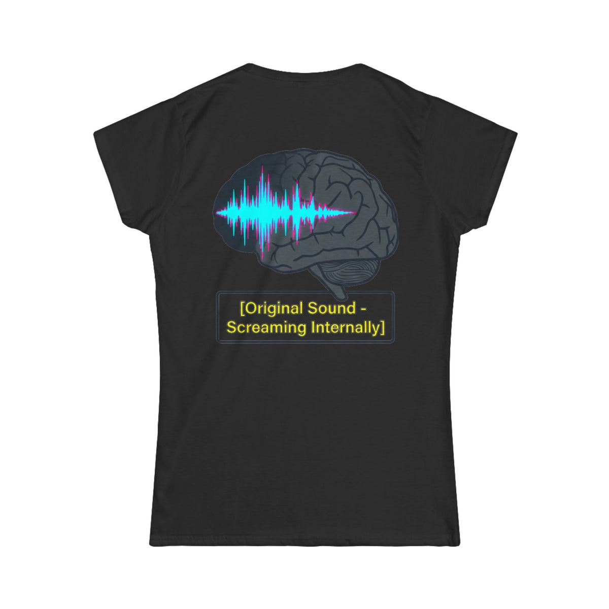 Color: Black | Screaming Internally Women's Tee