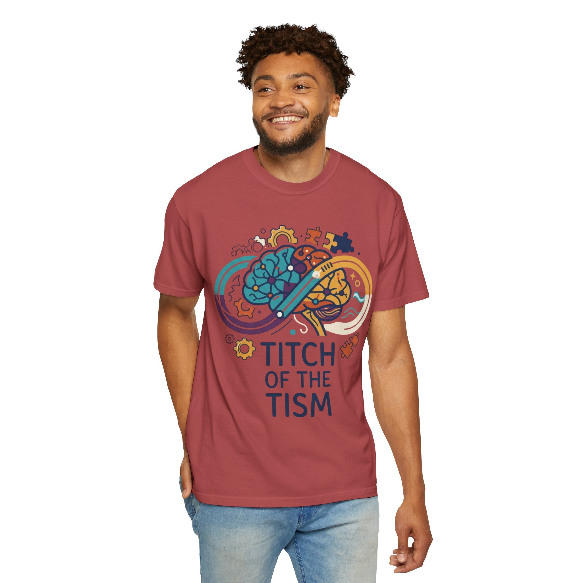"Titch of the Tism" Unisex Garment-Dyed Tee