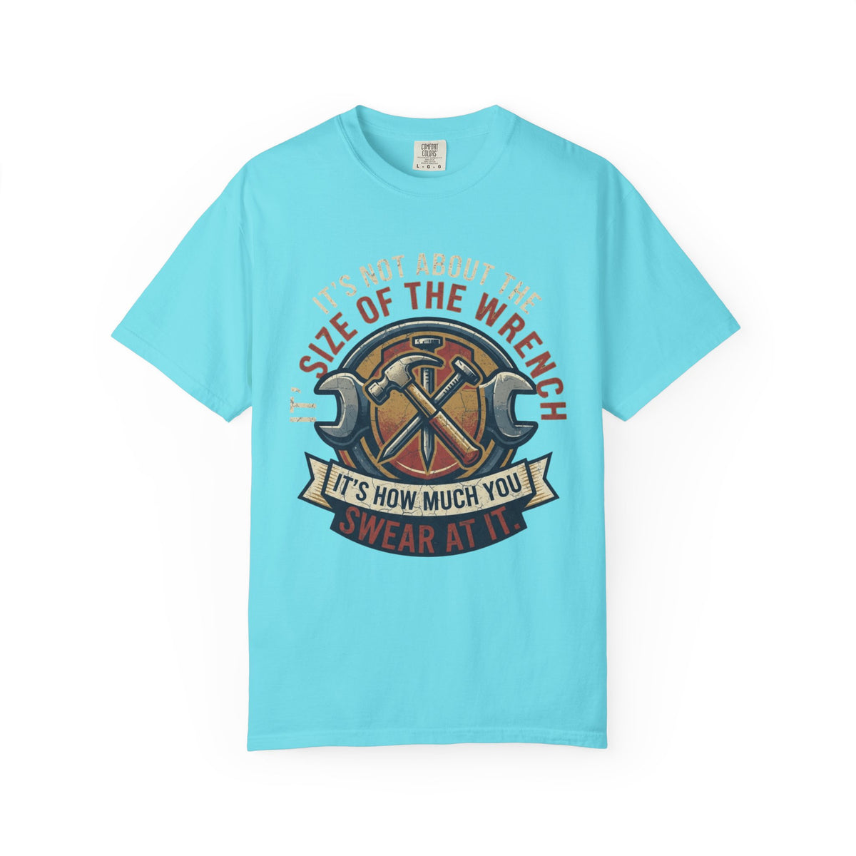 Color: Lagoon Blue | Size Matters Unisex Garment-Dyed Tee