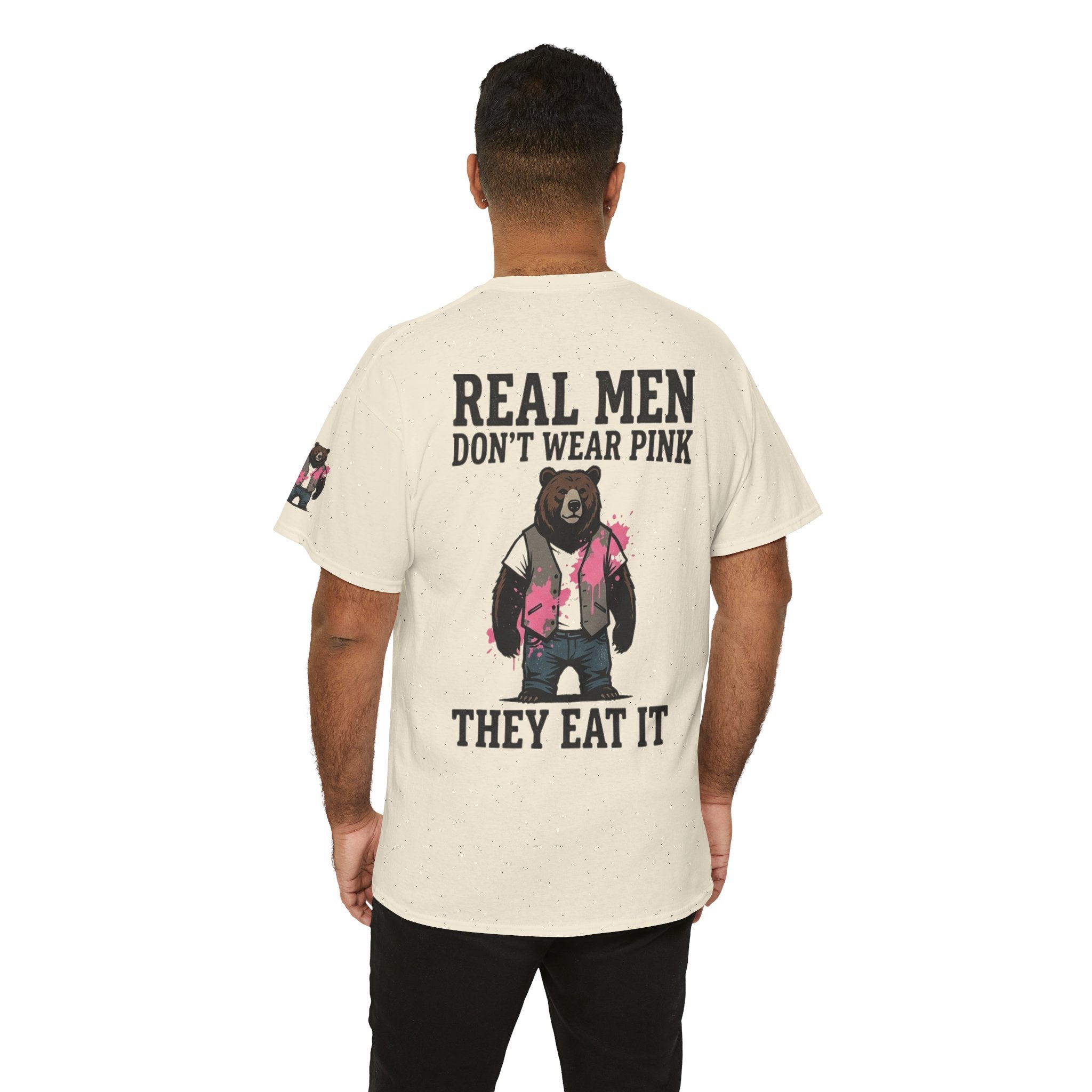 "Real Men Eat Pink" Premium Graphic Tee