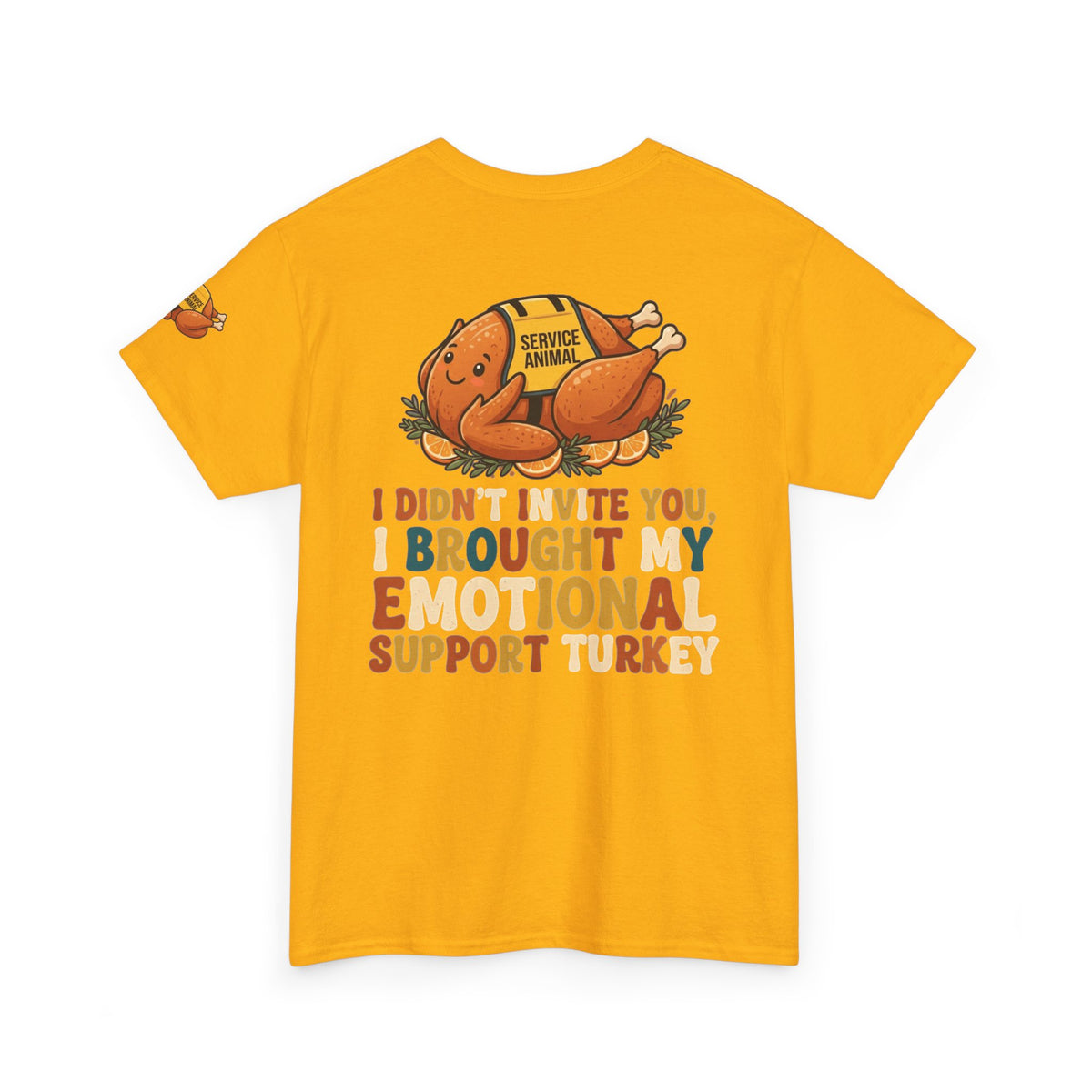 "Emotional Support Turkey" Premium Graphic Tee