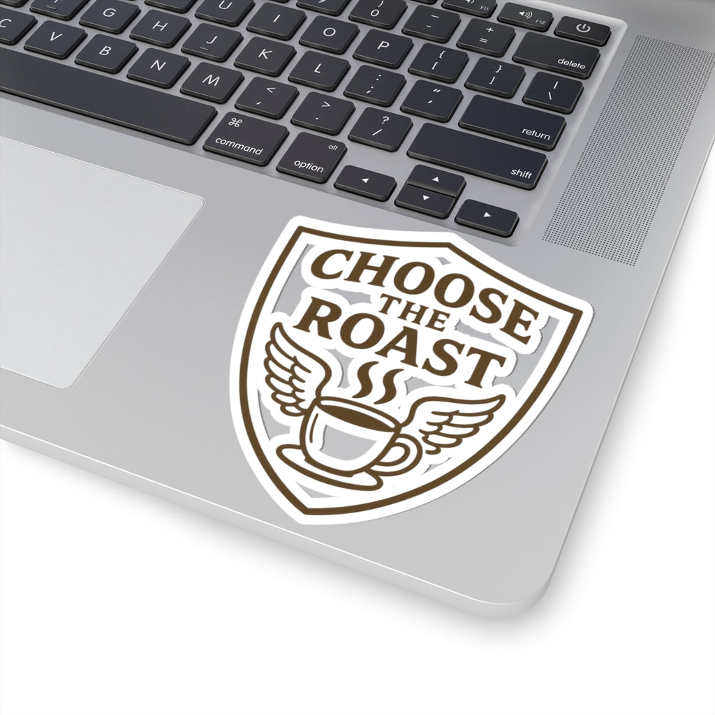 Choose the Roast - Dark as Your Soul | Kiss-Cut Sticker — AttitudeShirts
