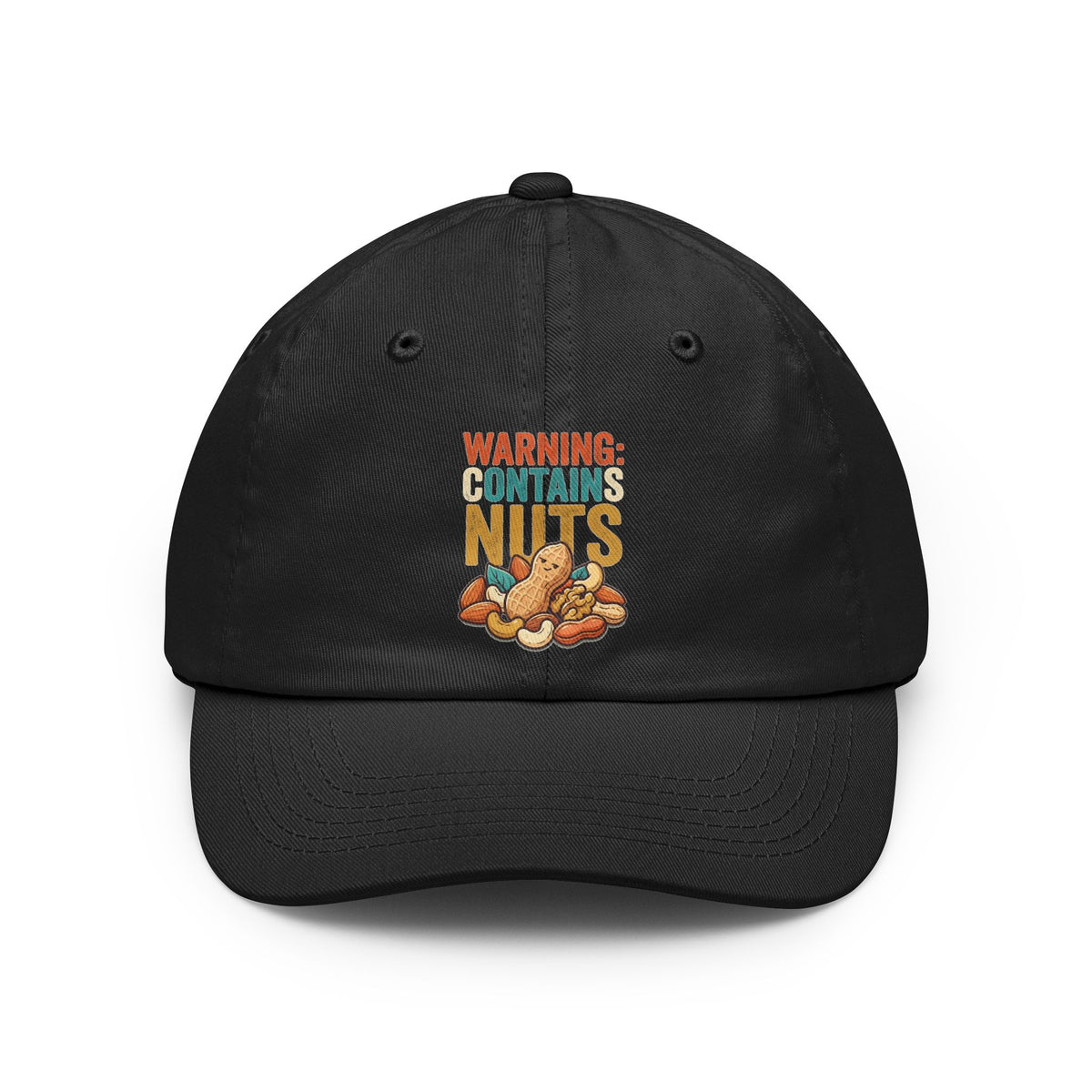Color: Black | Warning Contains Nuts Dad Hat