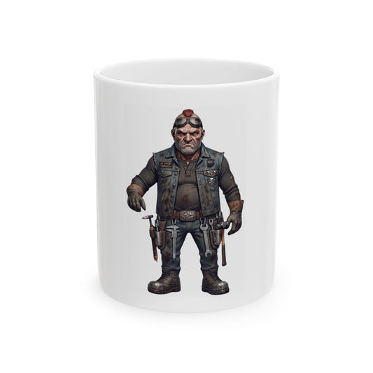 "Axel" White Ceramic Mug