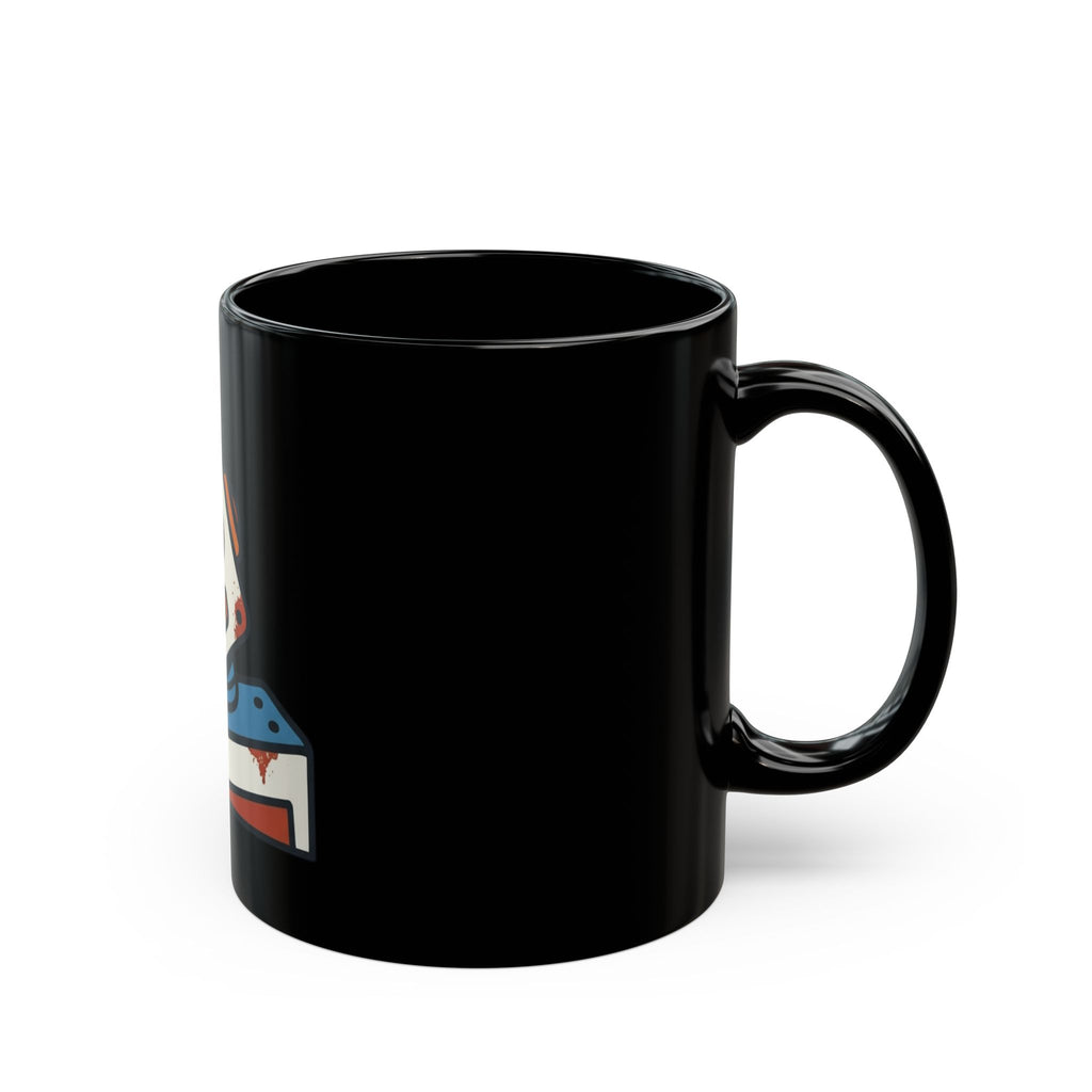 "Sex Machine" Black Ceramic Mug — Graphic