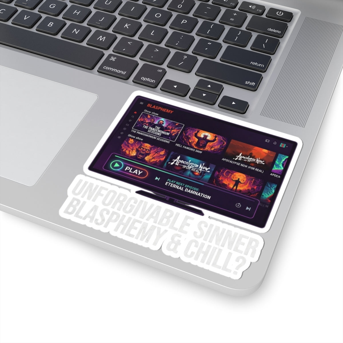 "Good Book Series Blasphemy & Chill" Sticker — Main