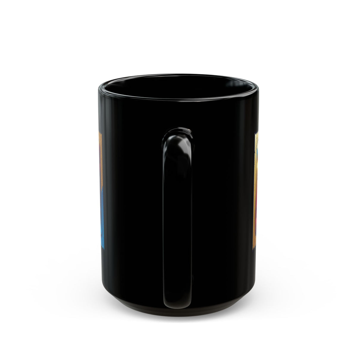 "Good Book Series The Holy Shield" Black Ceramic Mug