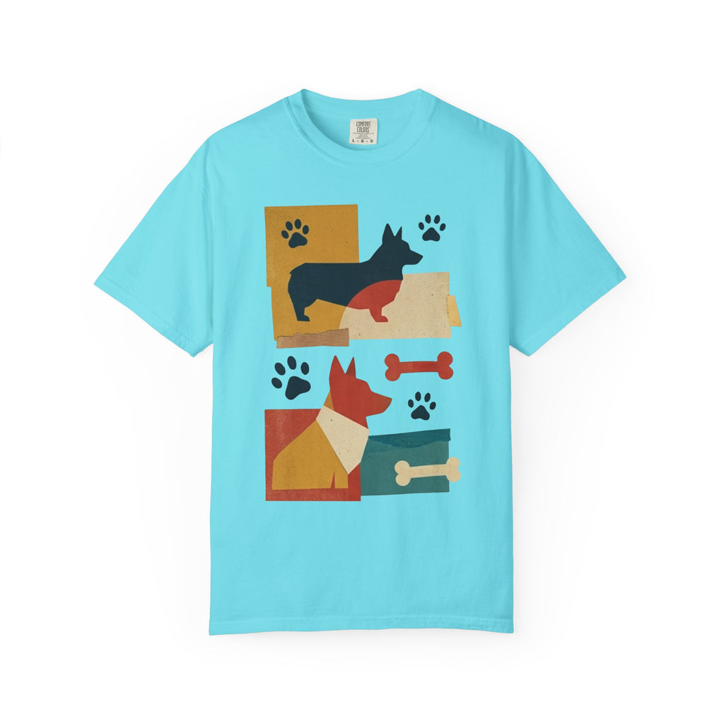 "Dogs and Bones" Unisex Garment-Dyed Tee