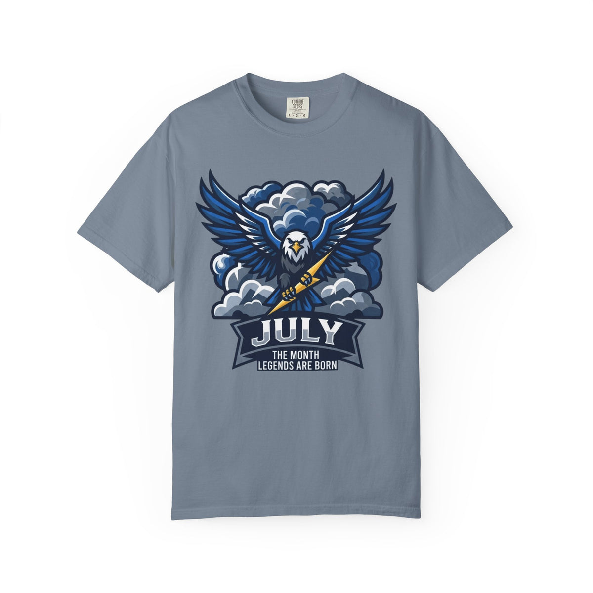 Color: Blue Jean | July Legend Unisex Garment-Dyed Tee