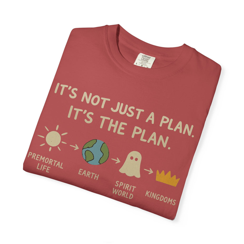 "It's The Plan" Unisex Garment-Dyed T-shirt
