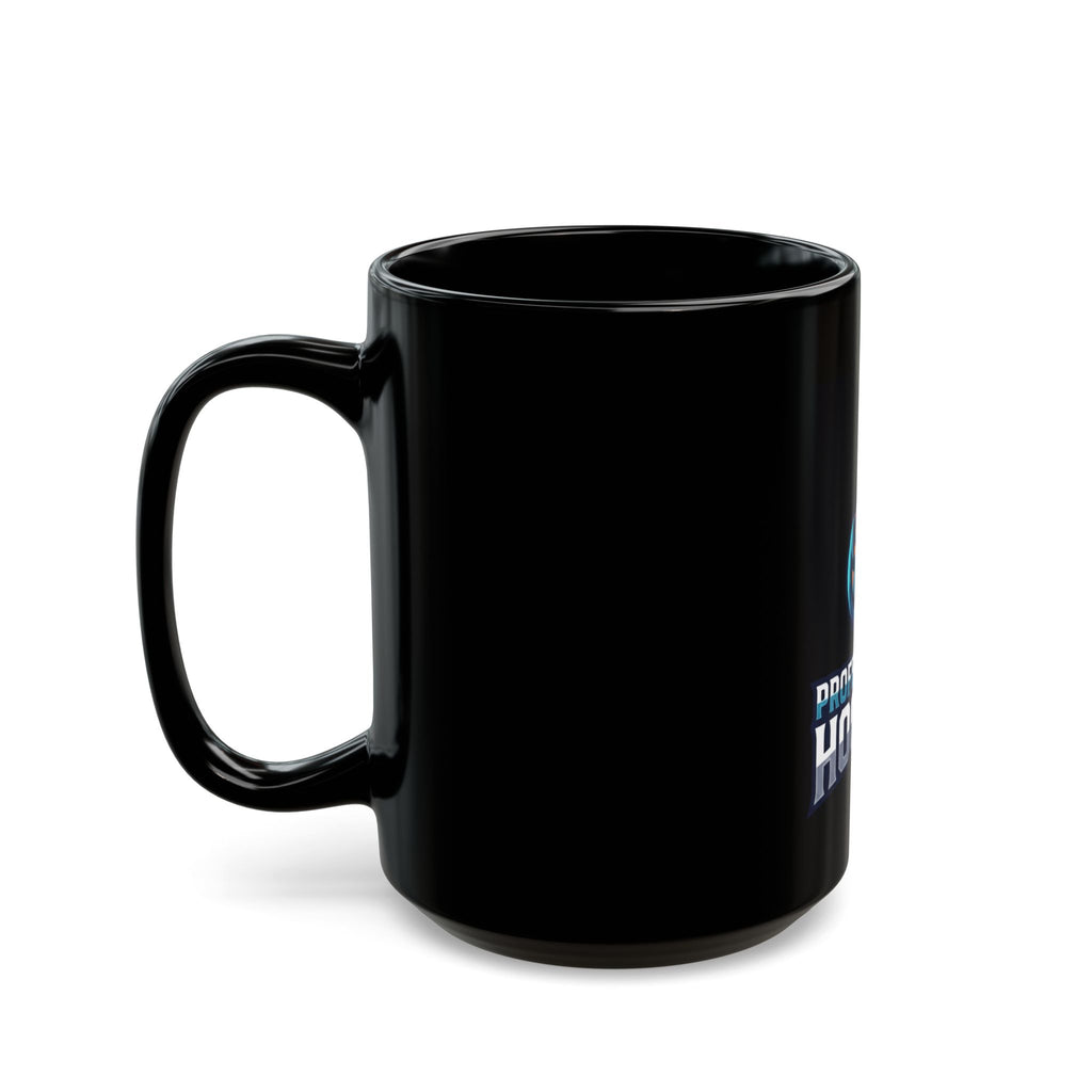 "Professional Hooker" Black Ceramic Mug — Graphic