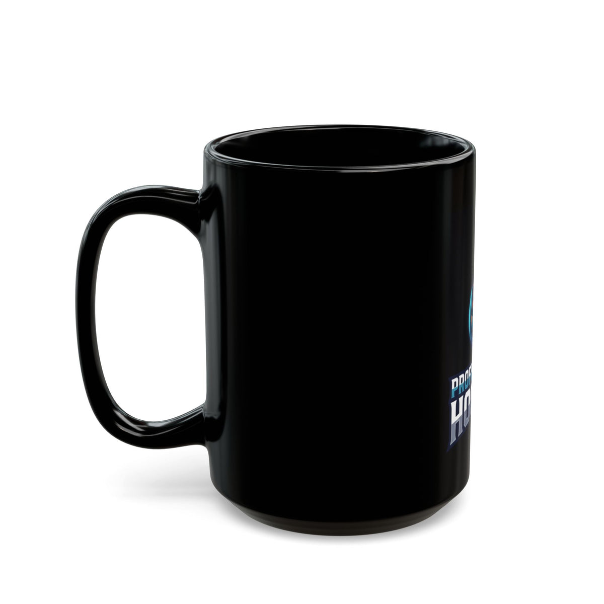 "Professional Hooker" Black Ceramic Mug — Graphic