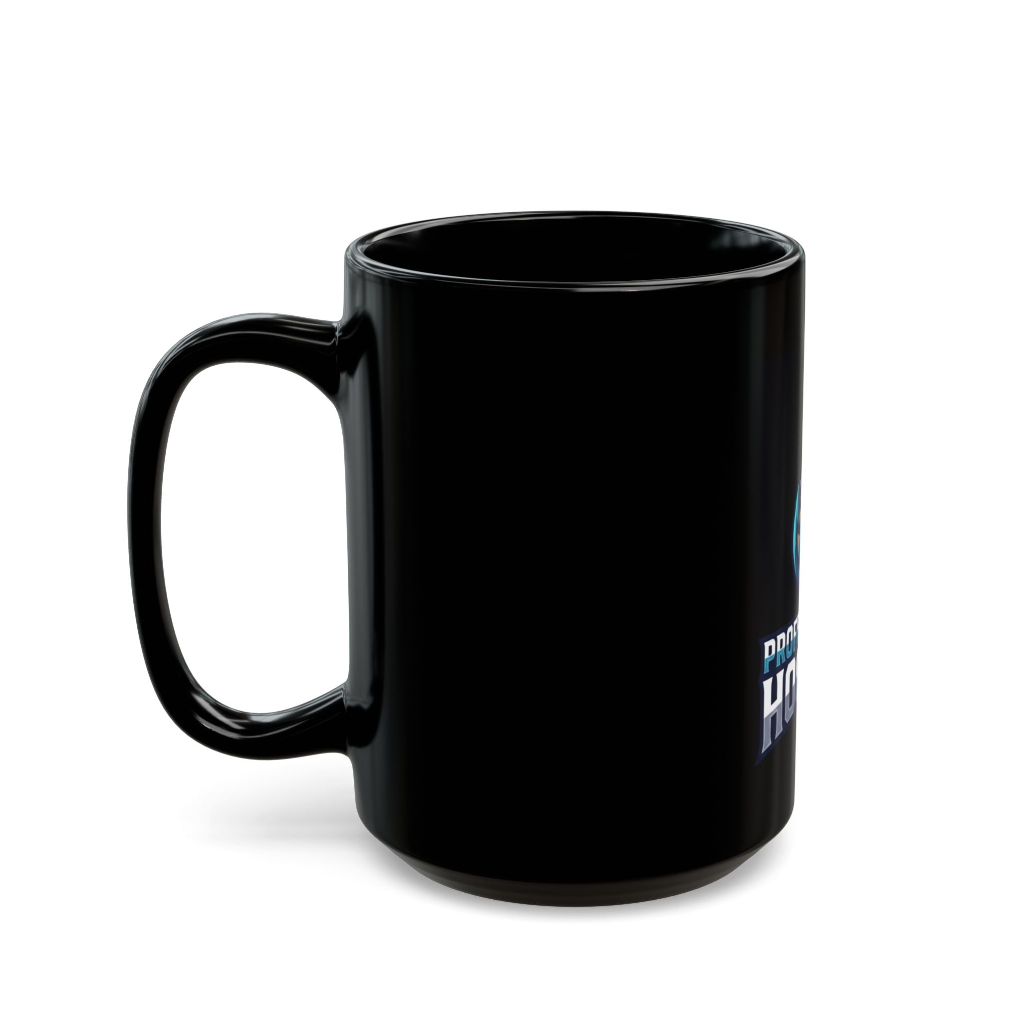 "Professional Hooker" Black Ceramic Mug — Graphic