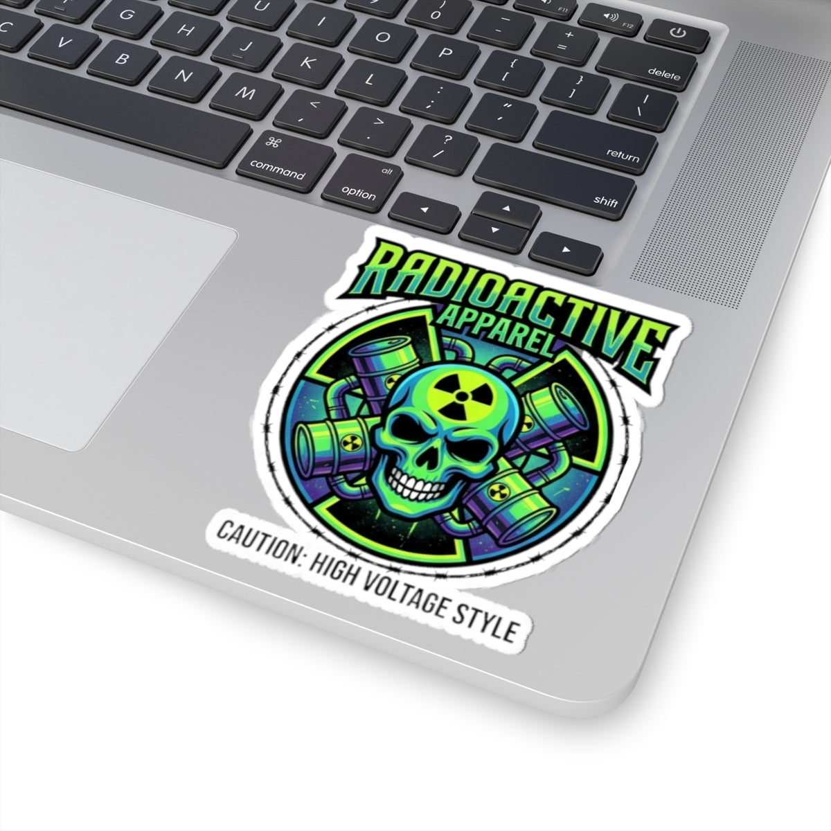 "Radioactive Apparel" Sticker — Main