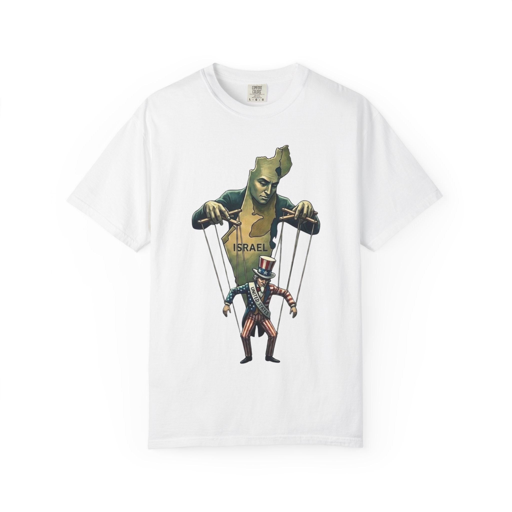 "The Global Puppet Master" Unisex Garment-Dyed T-shirt