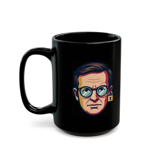 "Pentagon Locks Out The Check Signers" Black Ceramic Mug — Graphic