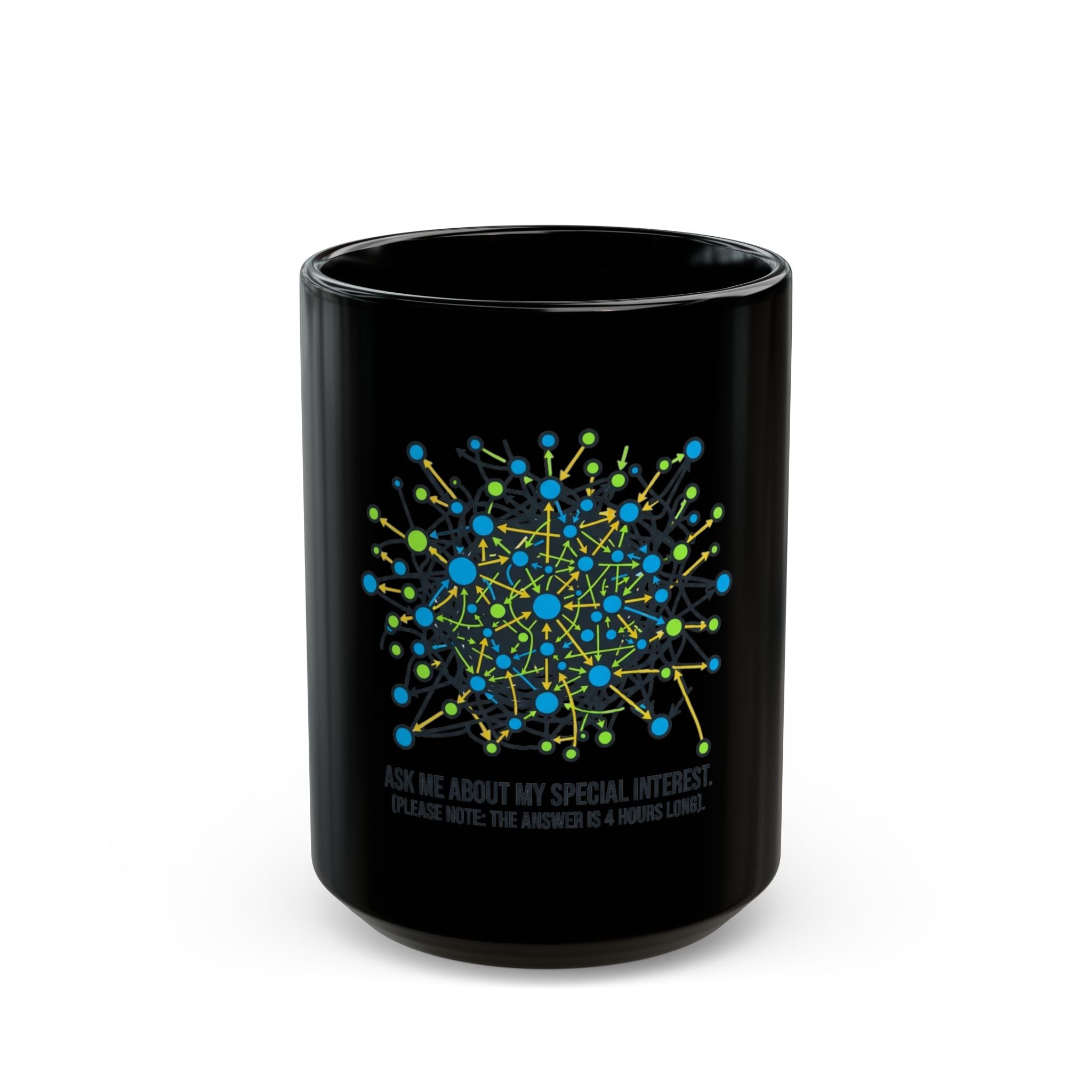 "Special Interest" Black Ceramic Mug