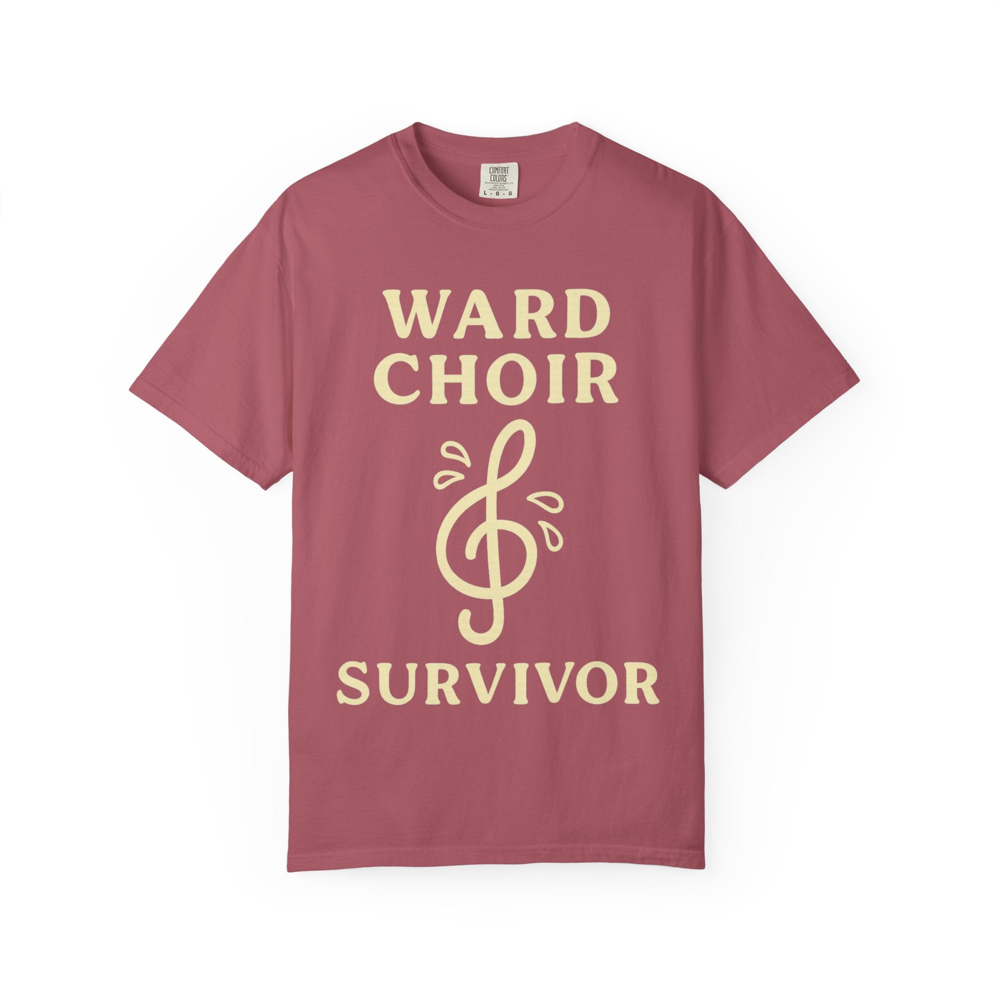 "Ward Choir Survivor" Unisex Garment-Dyed T-shirt