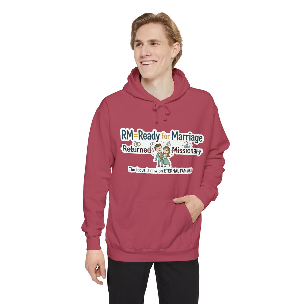 RM: Ready for Marriage (Probably Not) | Garment-Dyed Hoodie — AttitudeShirts