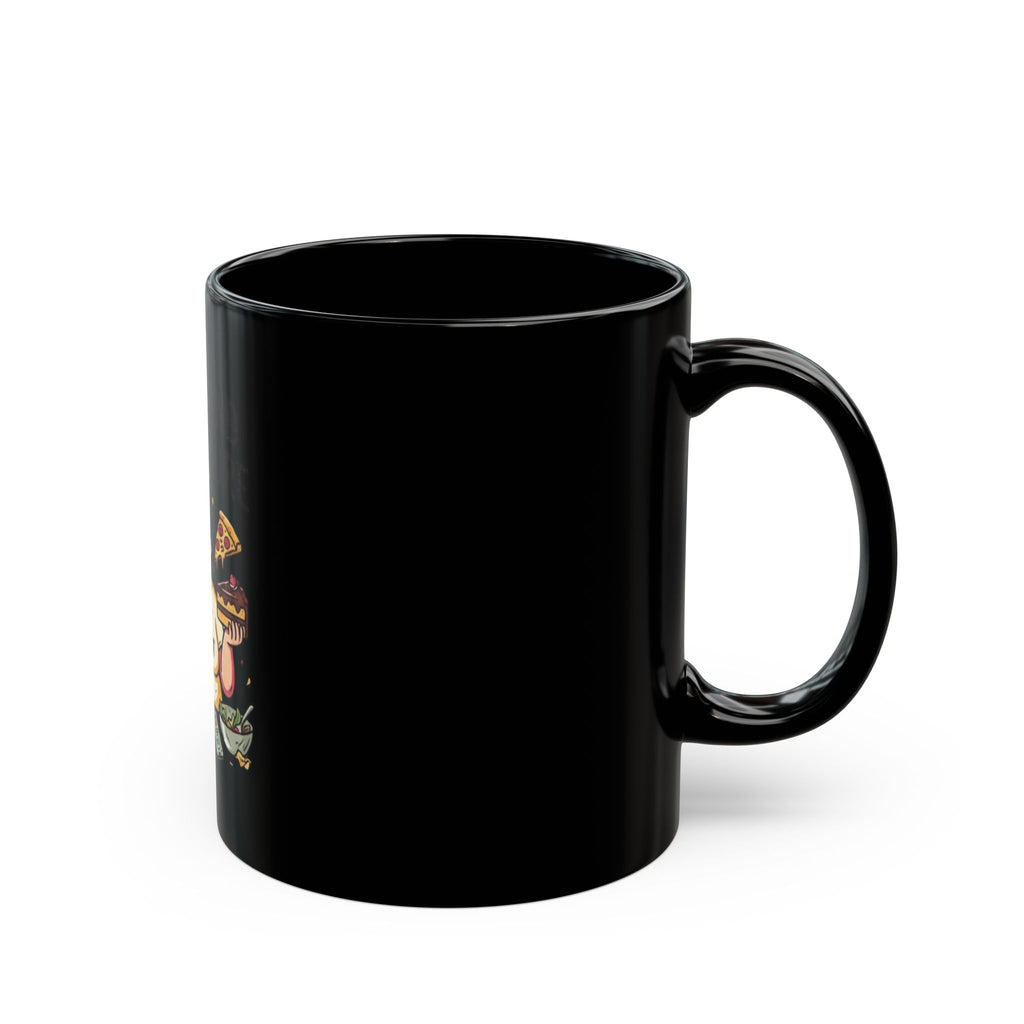 "Repent and Thin No More" Black Ceramic Mug