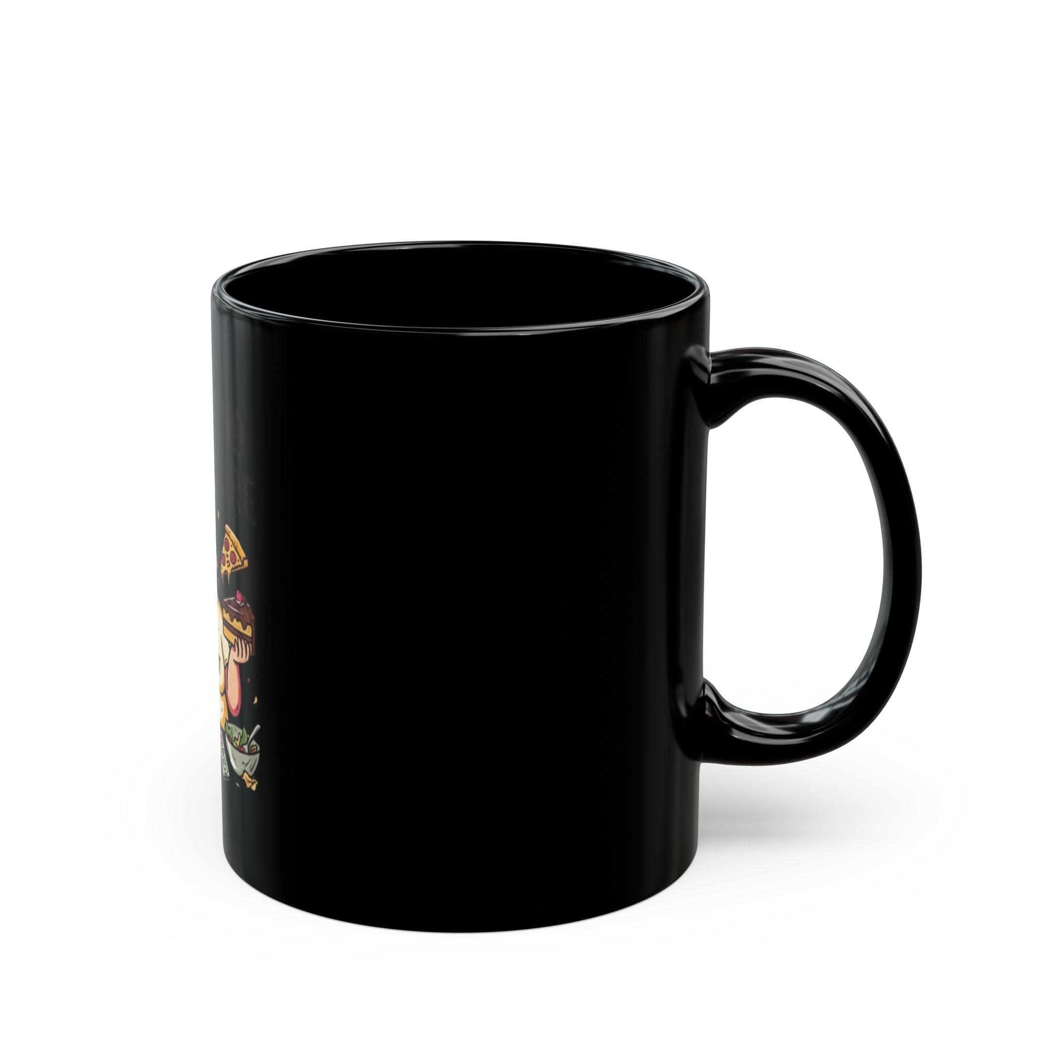 "Repent and Thin No More" Black Ceramic Mug