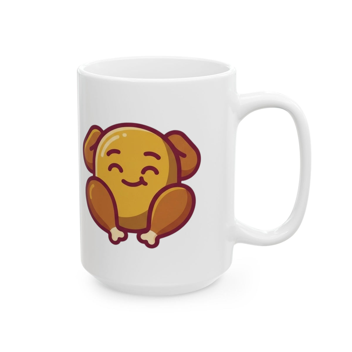 "This Turikey Or Your Opinion" White Ceramic Mug — Graphic