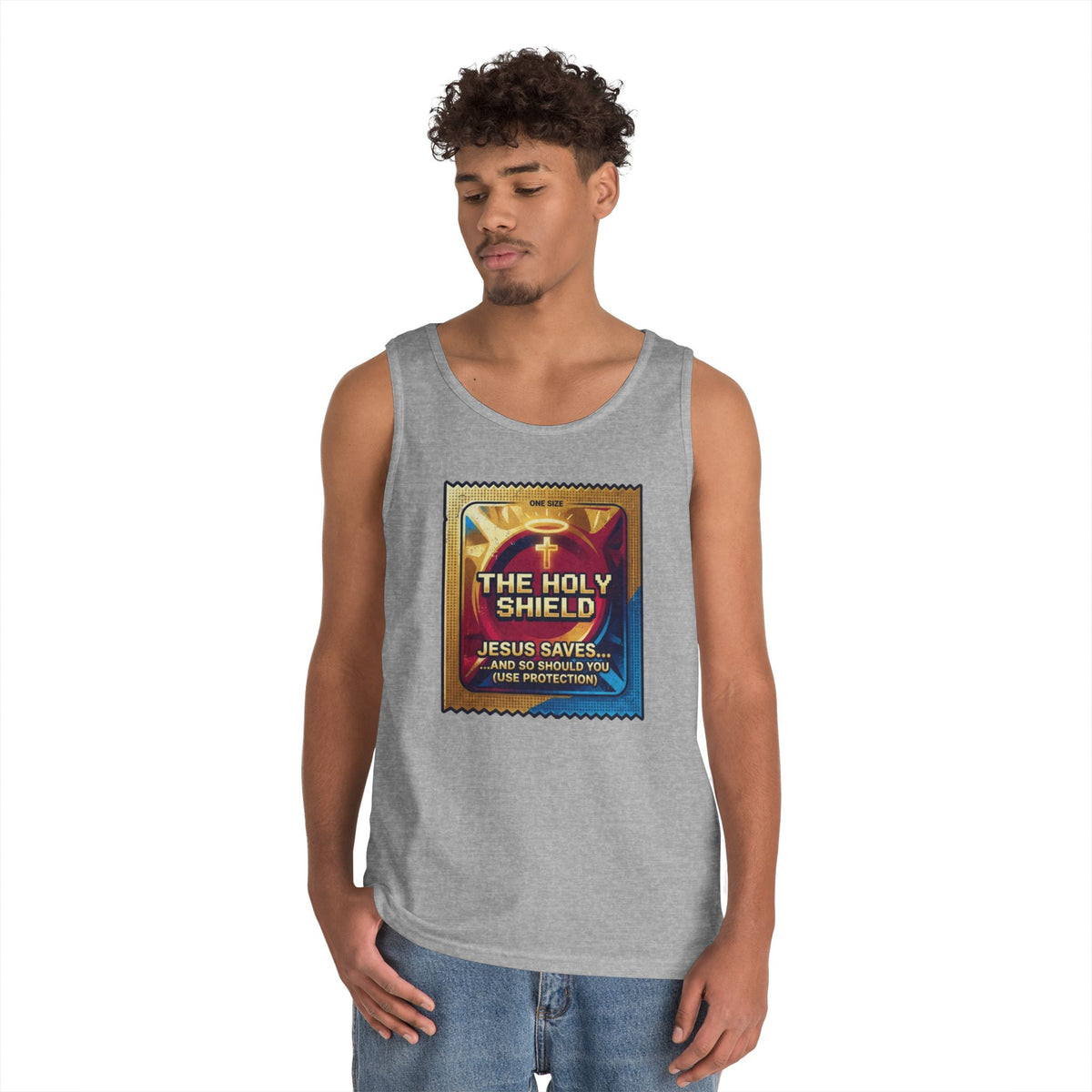 "Good Book Series The Holy Shield" Tank Top