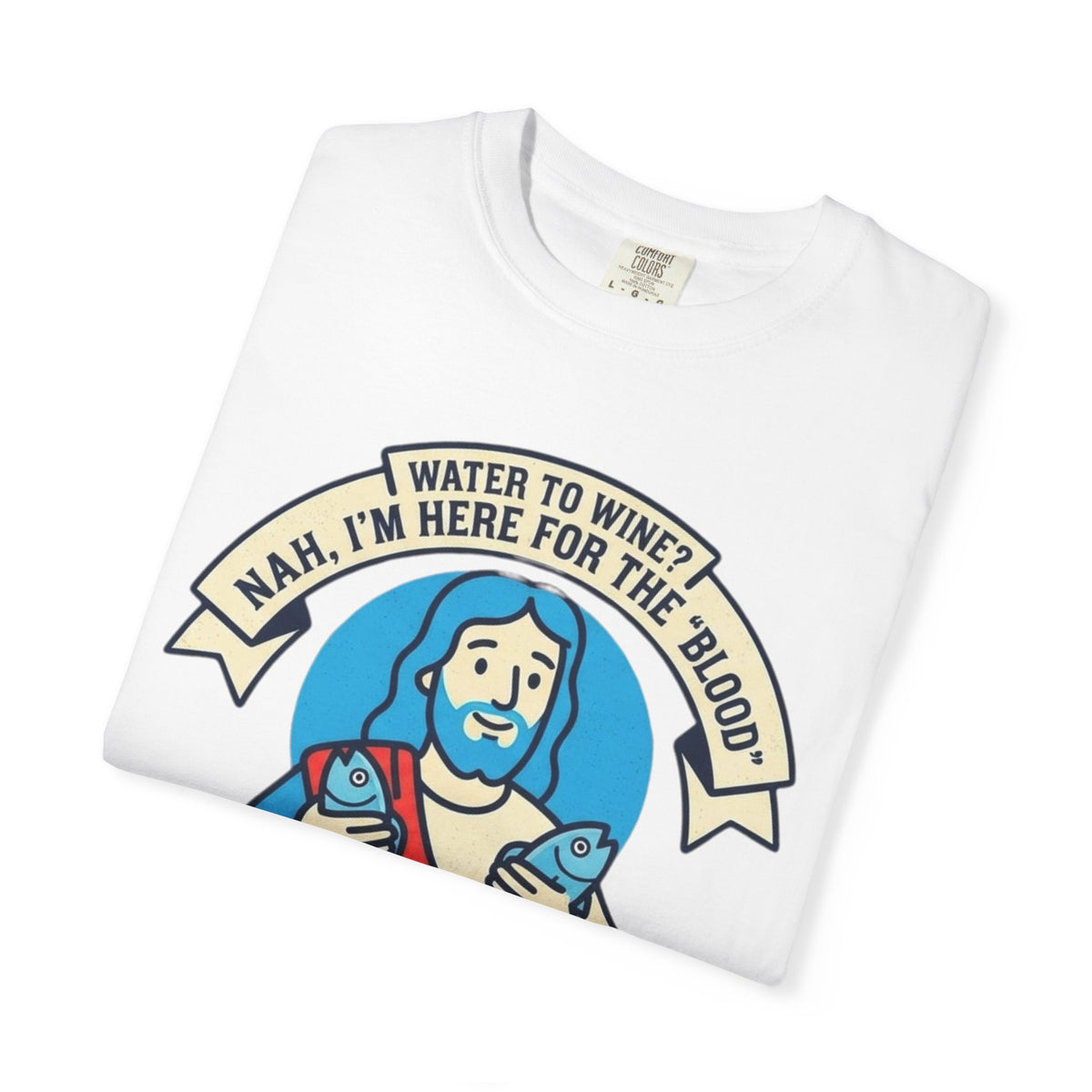 "Good Book Series Not Dead Awkward In Bed" Unisex Garment-Dyed Tee