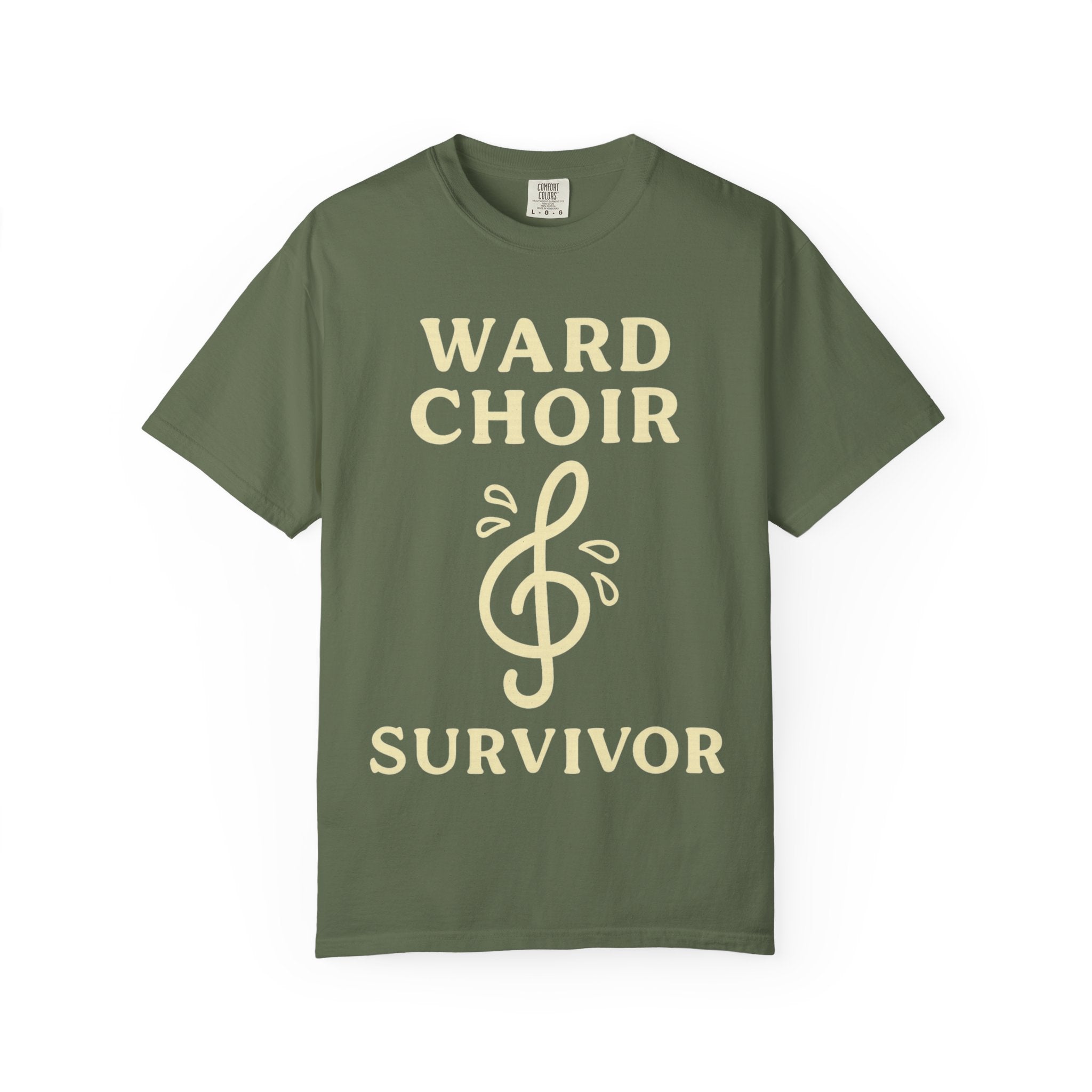 "Ward Choir Survivor" Unisex Garment-Dyed T-shirt