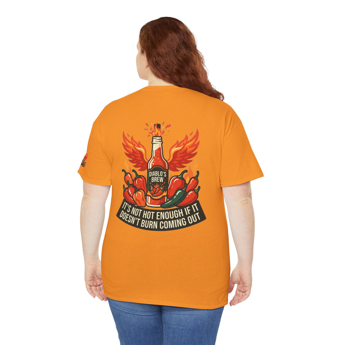 Color: Tennessee Orange | Burns Coming Out Premium Graphic Tee