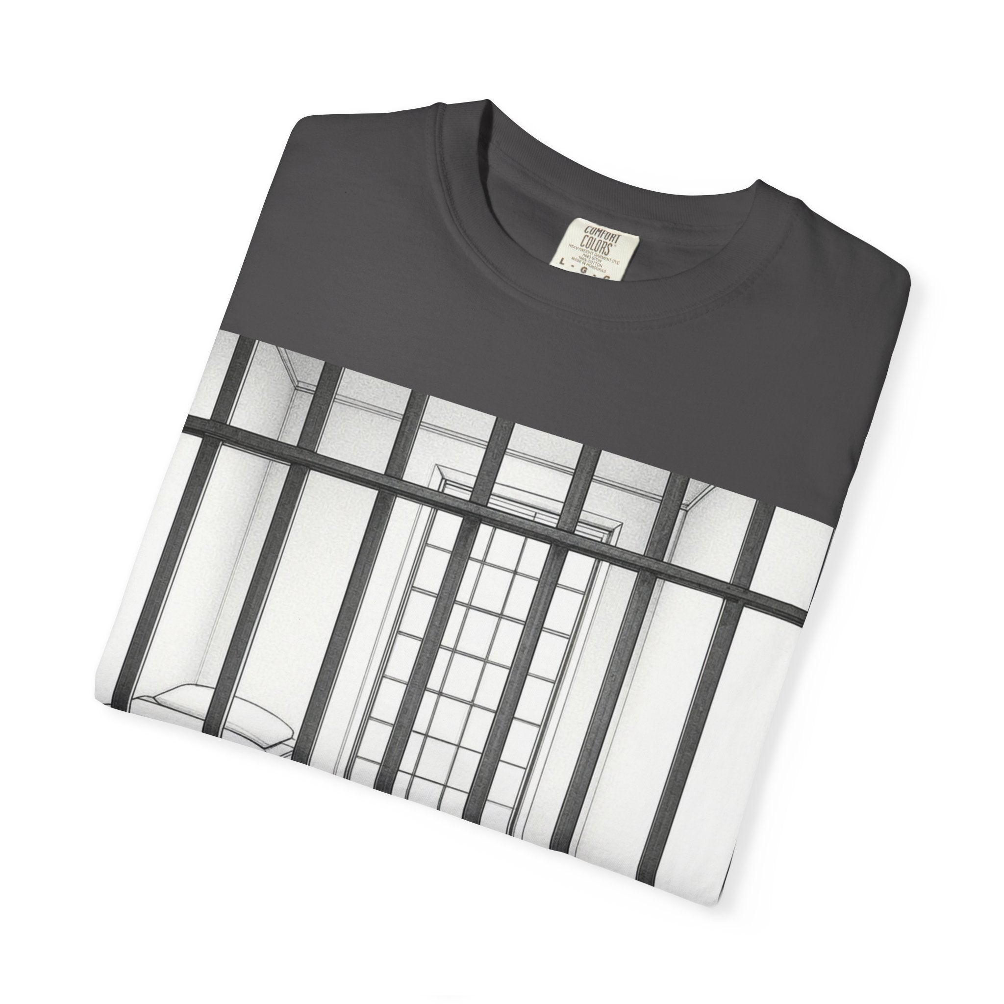 "86-47 Jail Cell" Unisex Garment-Dyed T-shirt