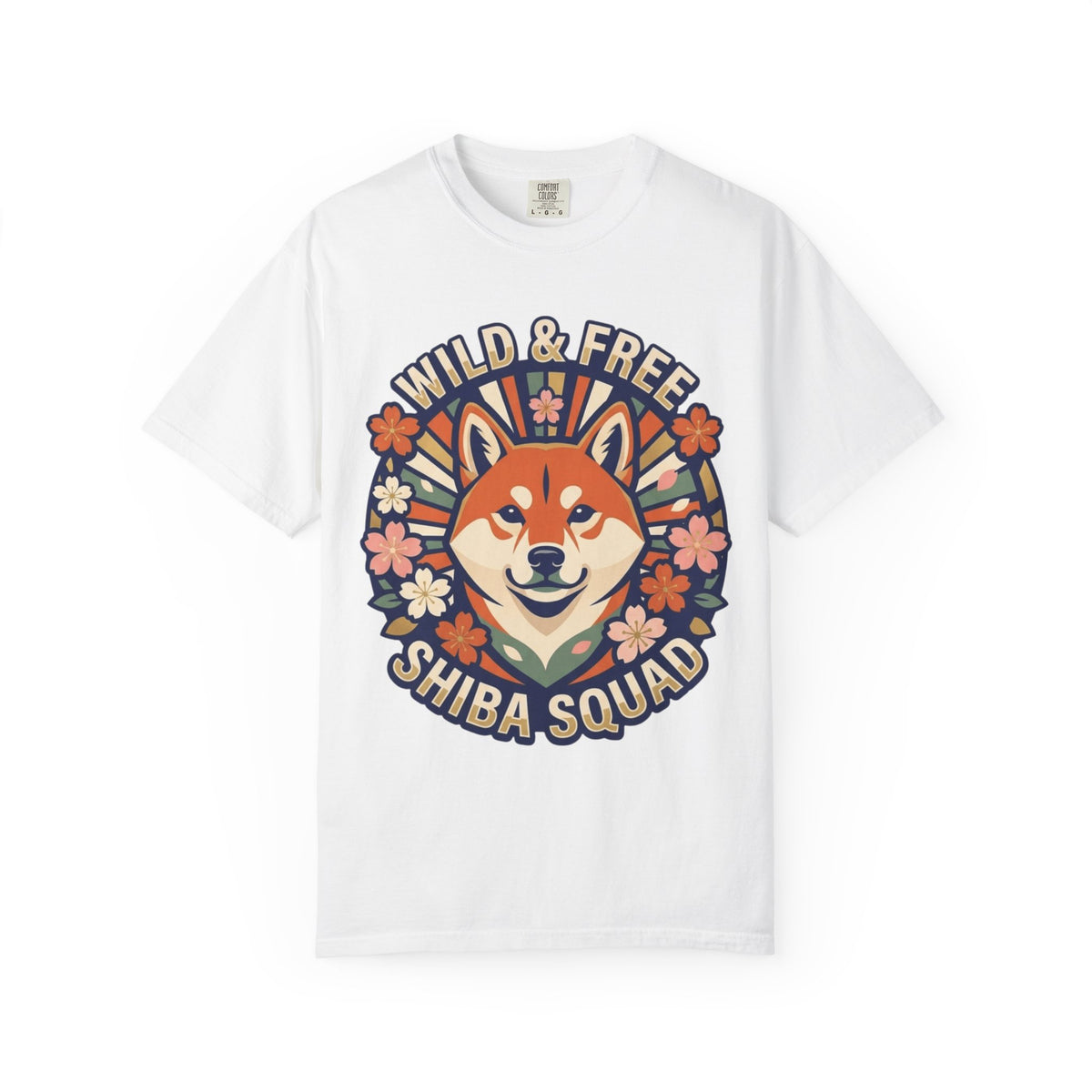 "Shiba Squad" Unisex Garment-Dyed Tee