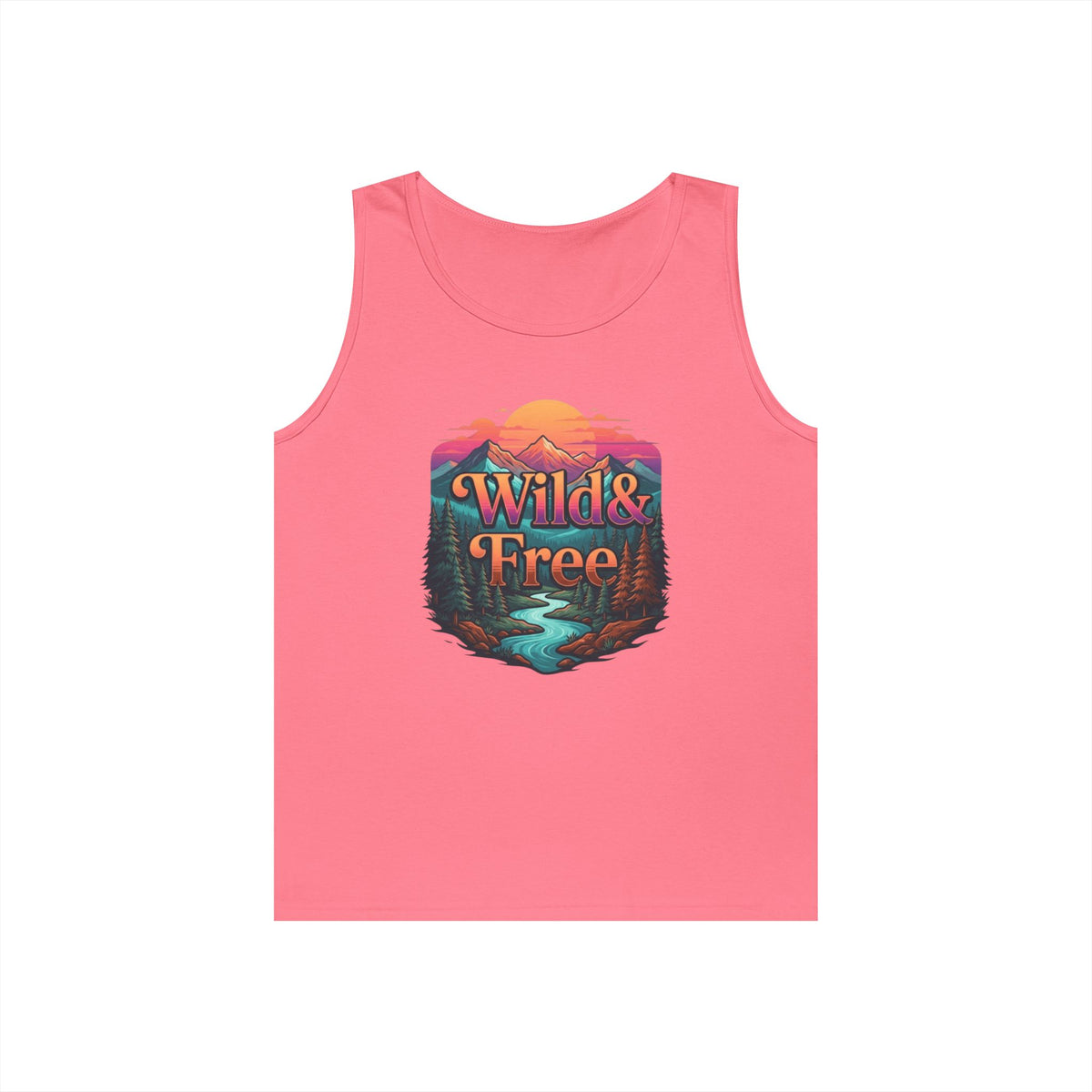 Color: Safety Pink | Wild & Free Tank Top