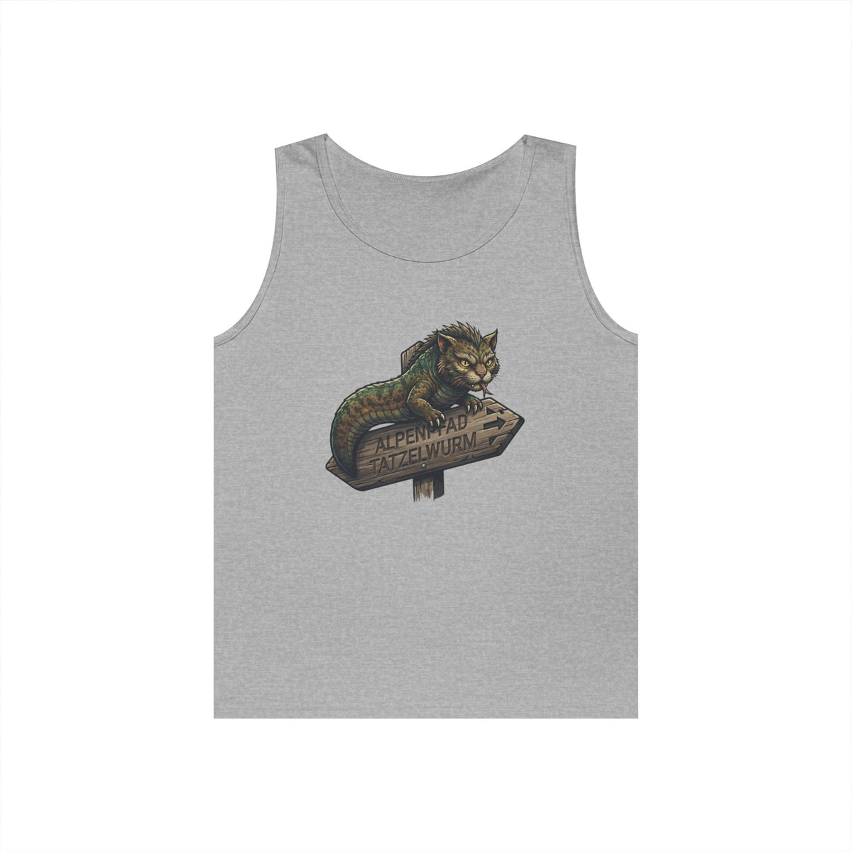 Color: Sport Grey | Tatzelwurm (Alpine Europe) Tank Top