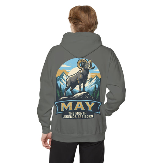 "May Legend" Garment-Dyed Hoodie
