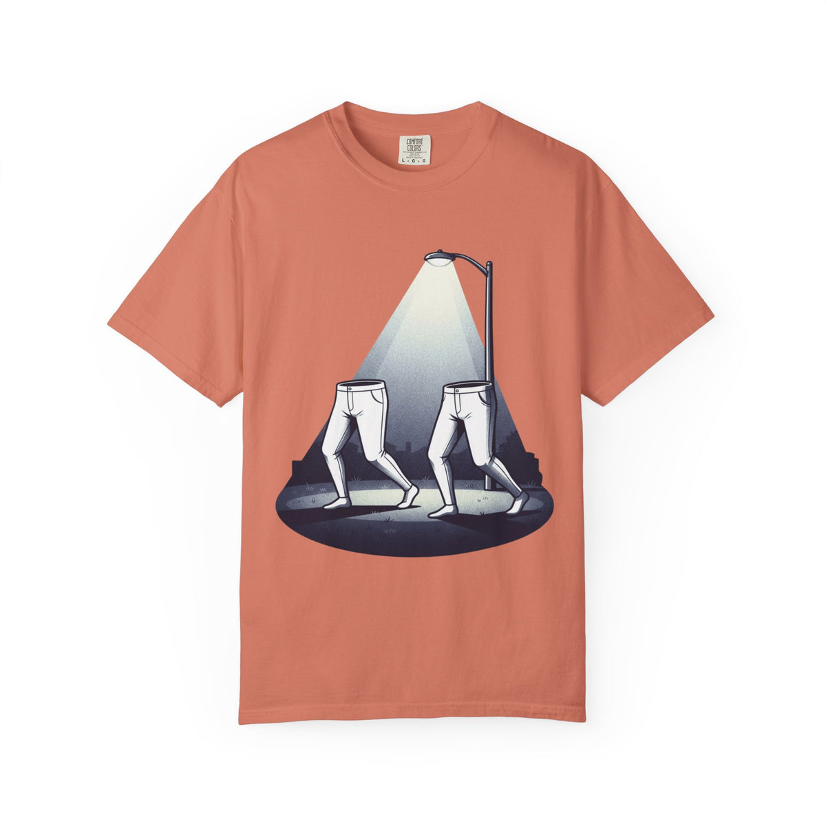 Color: Terracotta | The Fresno Nightcrawlers (California, USA) Unisex Garment-Dyed Tee