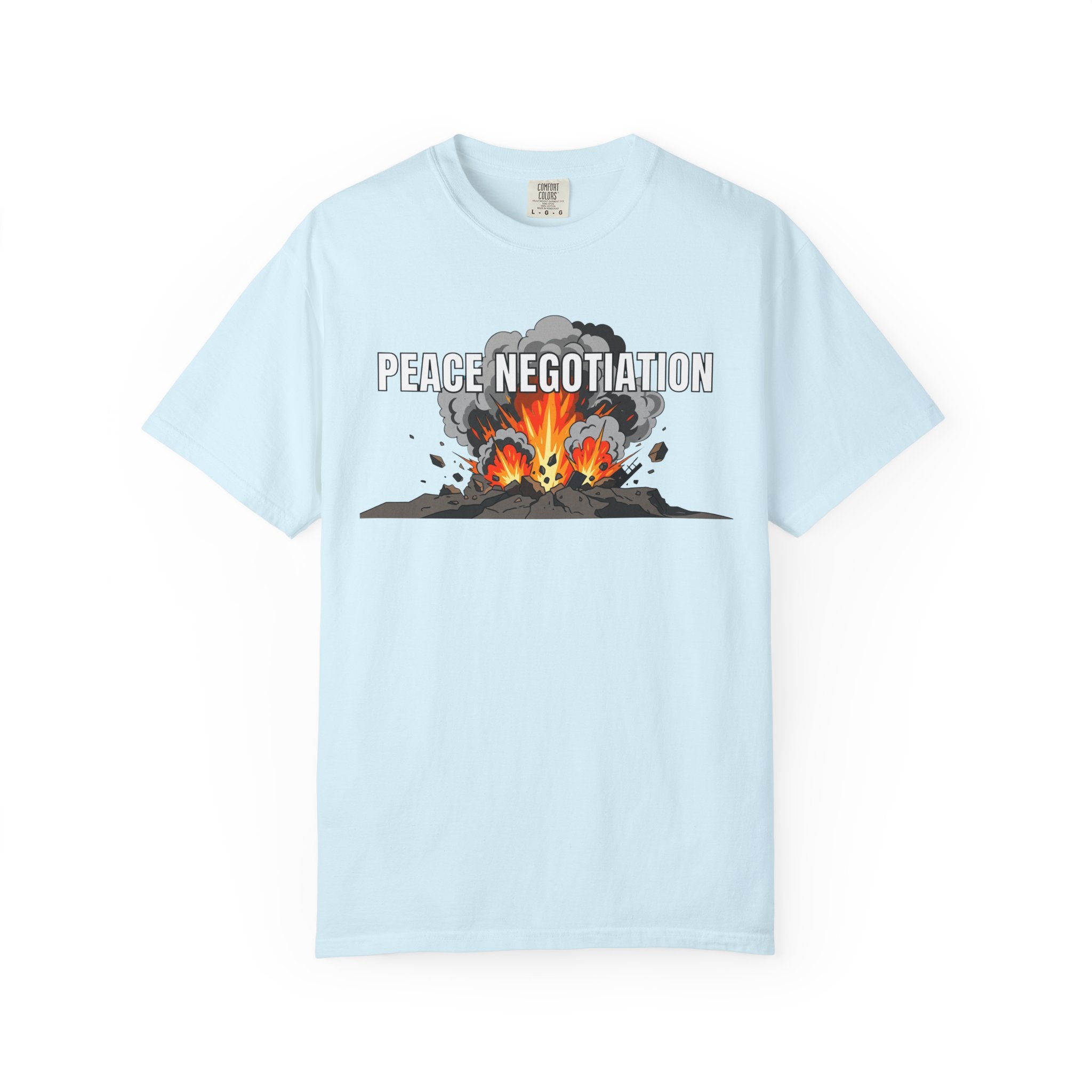 "Peace Negotiation" Unisex Garment-Dyed Tee